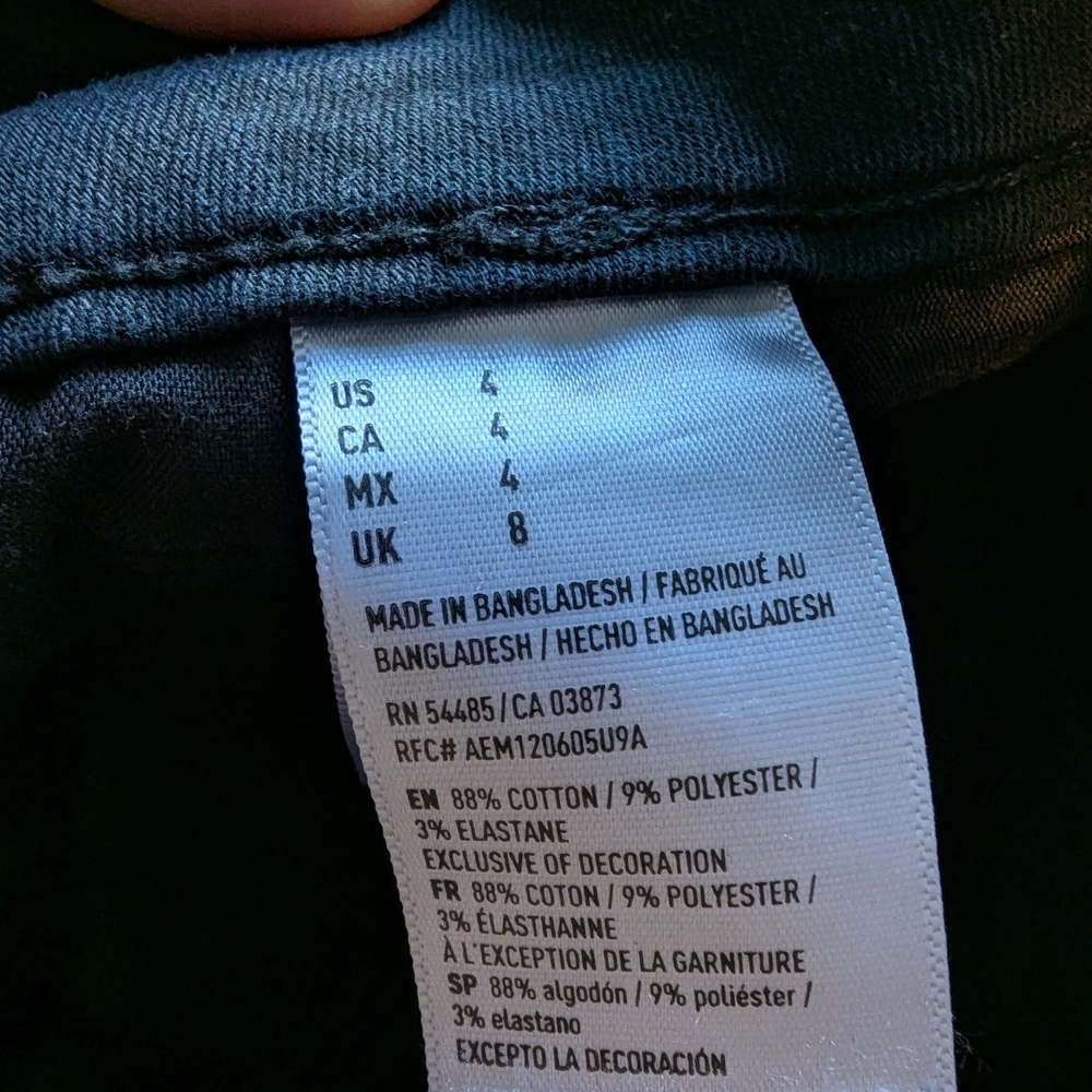 2/$20 American Eagle Outfitters Dark Gray Jean Shorts - Picture 5 of 6